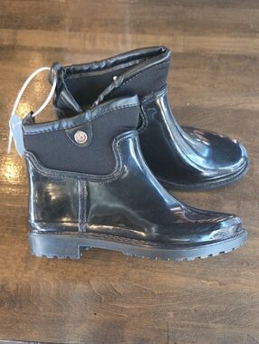 Alberto Size 5 Women's NEW Black Waterproof Ankle Rain Boots